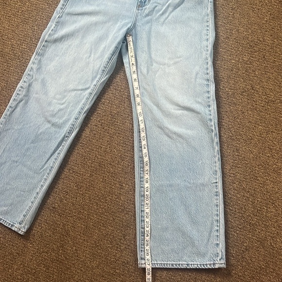 Rolla’s Heidi High Rise Loose Straight Light Blue Jeans Size 27 - Picture 6 of 9